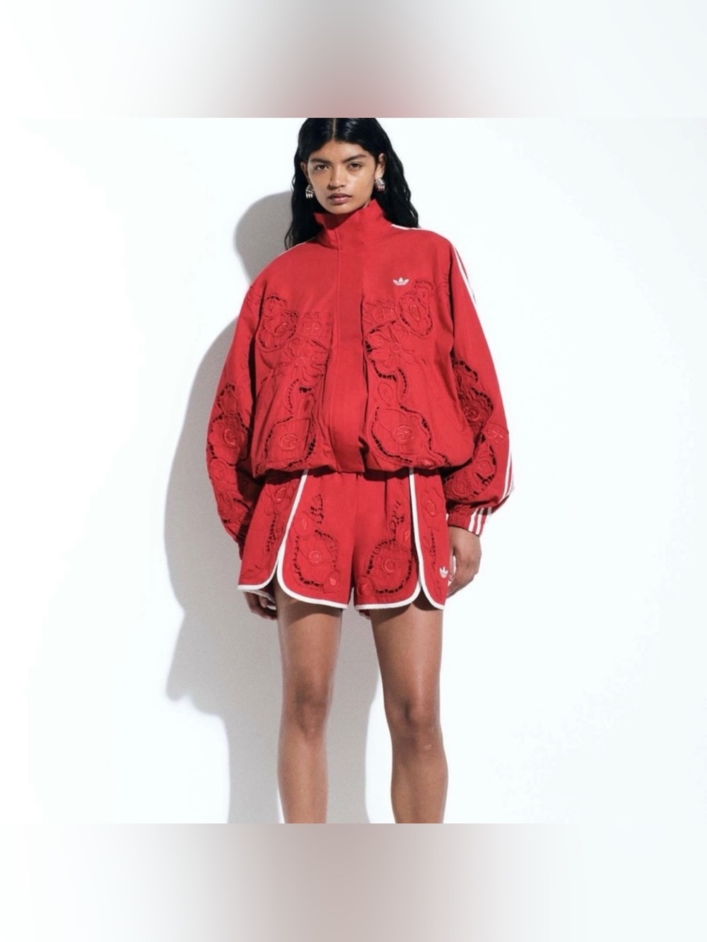 NWT Adidas Originals x ASOS Oversized Cutwork Track Jacket - Picture 3 of 9